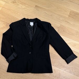 Halogen Black Women's Tailored Blazer